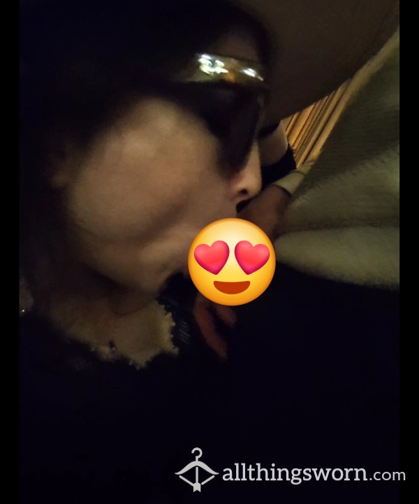 Wife Sucking My Cock Gets A Sticky Chin