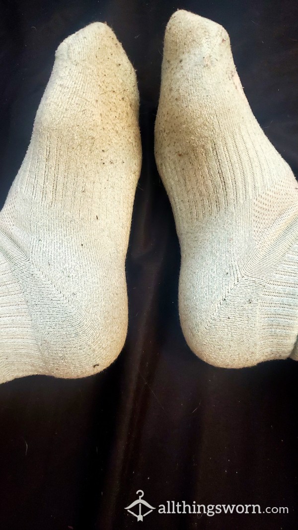 Wore These Dirty Socks For All My Chores Today. Eff Errands Socks!