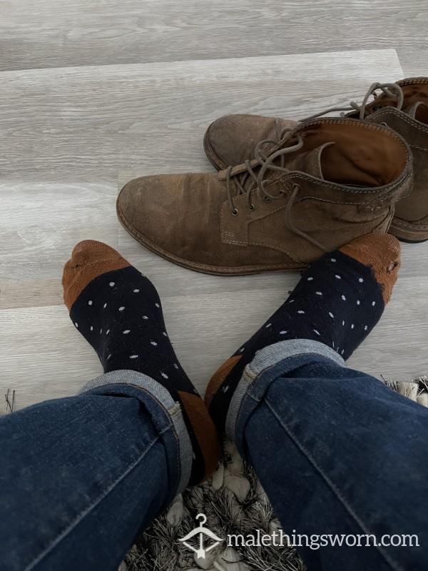 Work Dress Socks With Hole