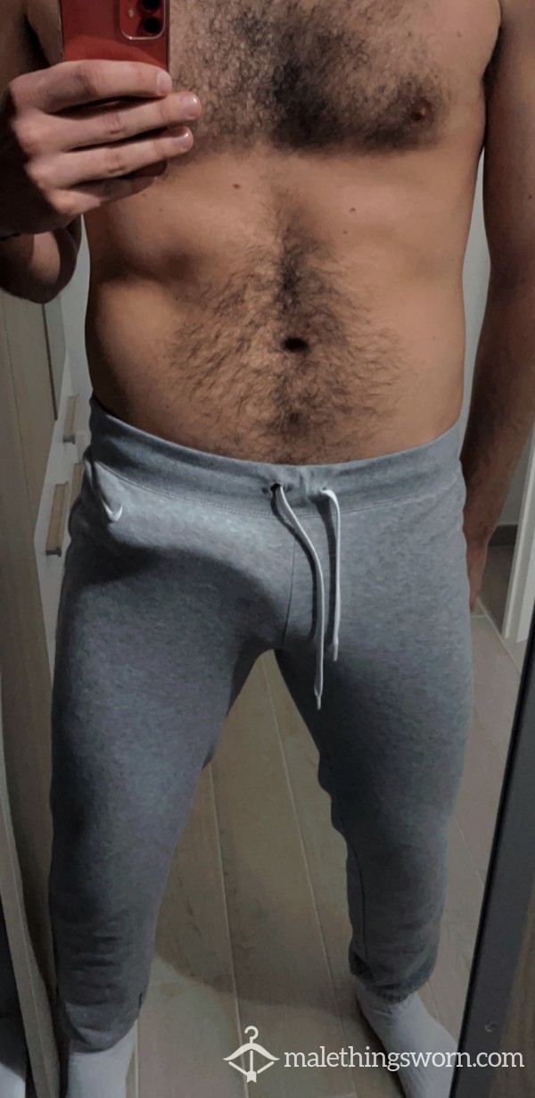Wore Grey Training Pants