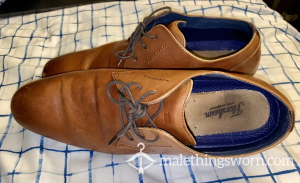 Brown Leather Work Shoes