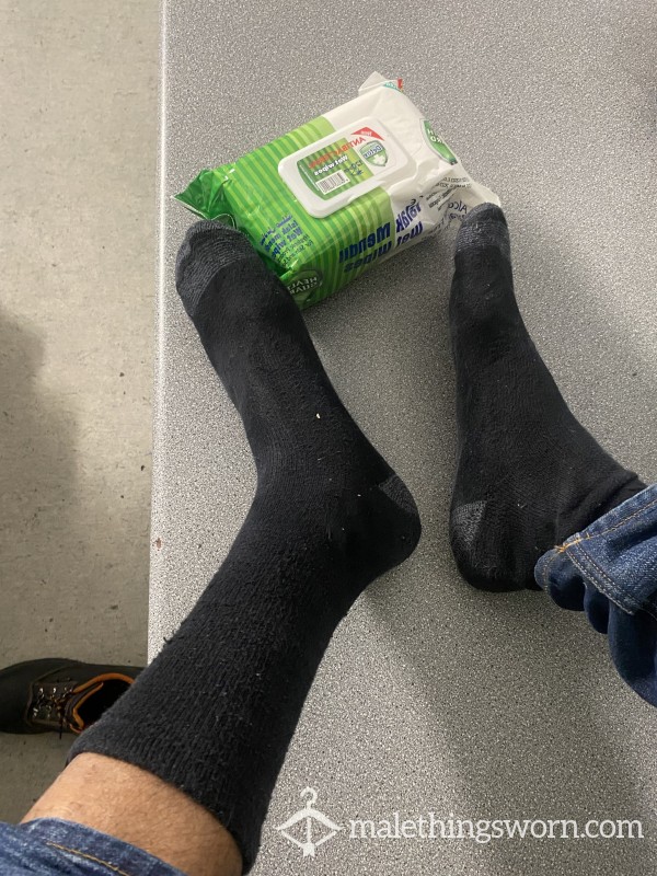 Work Socks 🧦 Filled With GRIME & SWEAT 🥵 72hours Of STRAIGHT MAN SWEAT