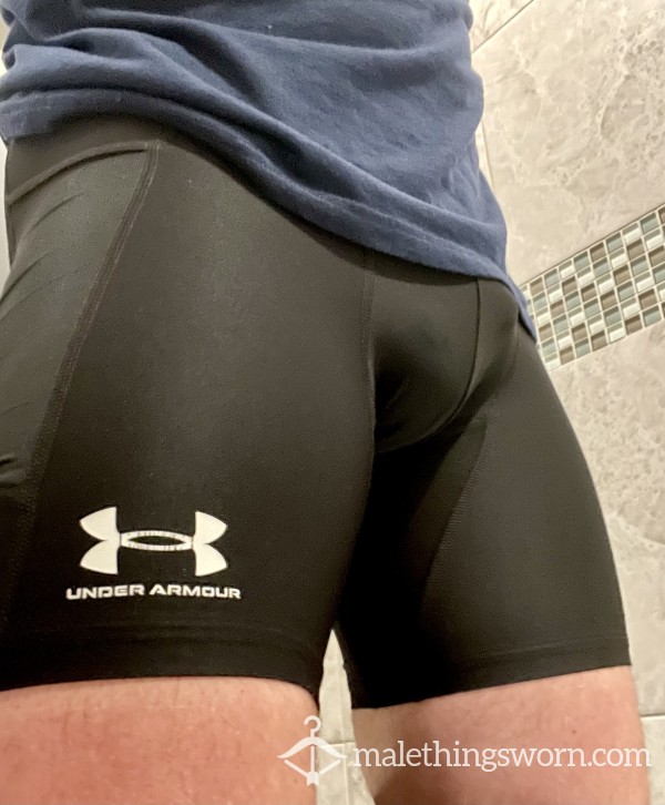 Workout Compression Shorts (Cum Stained)