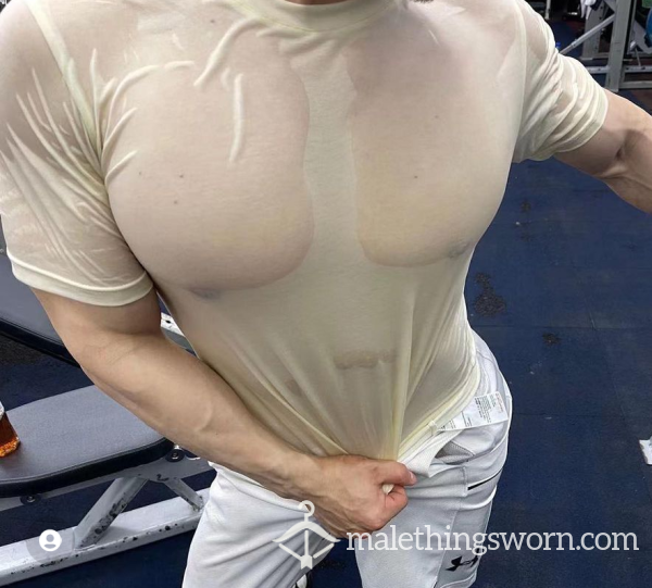 Workout T-shirt Drenched In Sweat