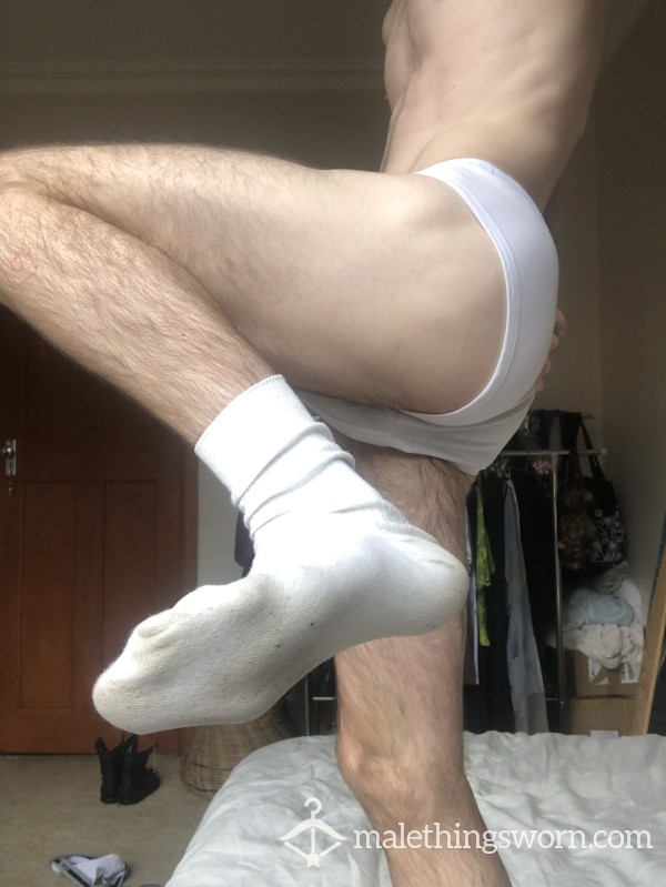 Workout White Socks