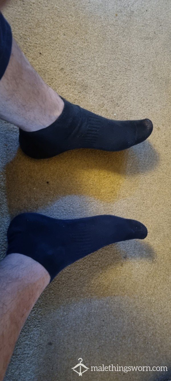 Worn All Working Day Black Socks
