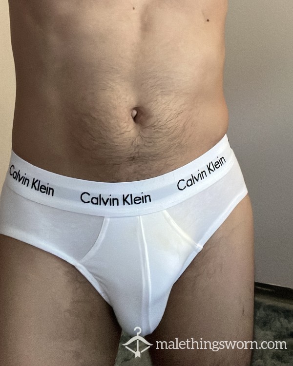 Worn Calvin Underwear, White/black