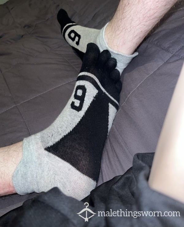Worn Individual Toe Socks, These Get Stinky🧦