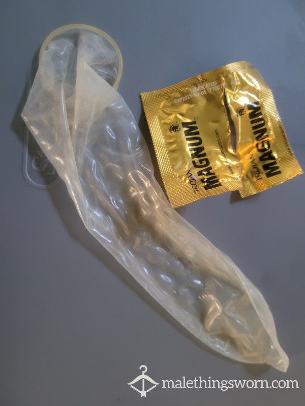 Worn Magnum Condom