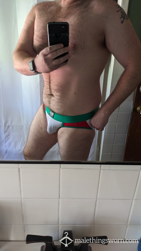 Worn Men's XL Jock Strap! 2 Free Workouts And Open To Customizations!
