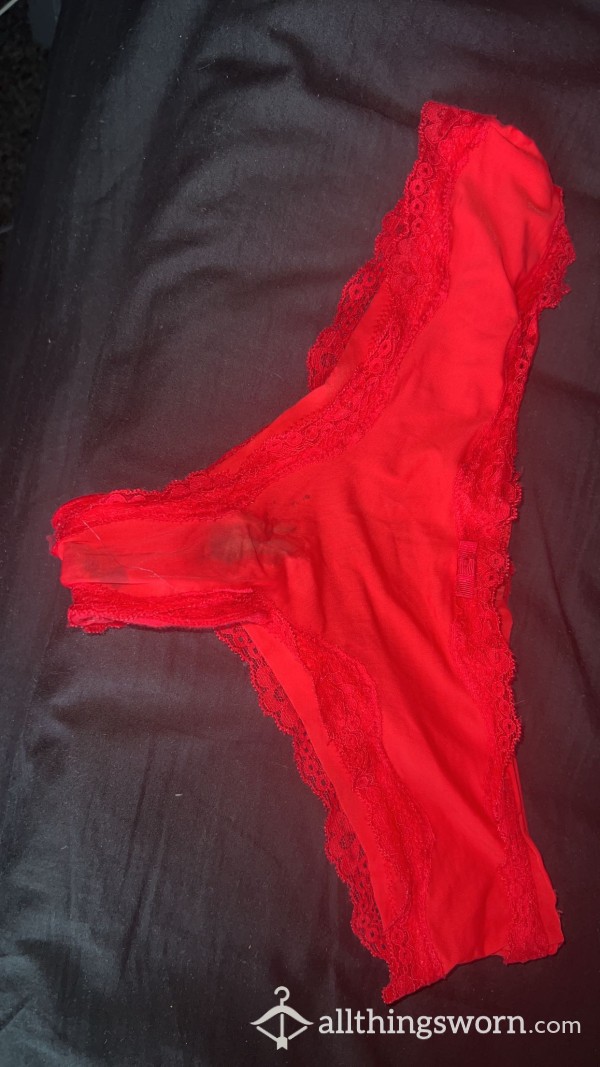 Worn Red Knickers