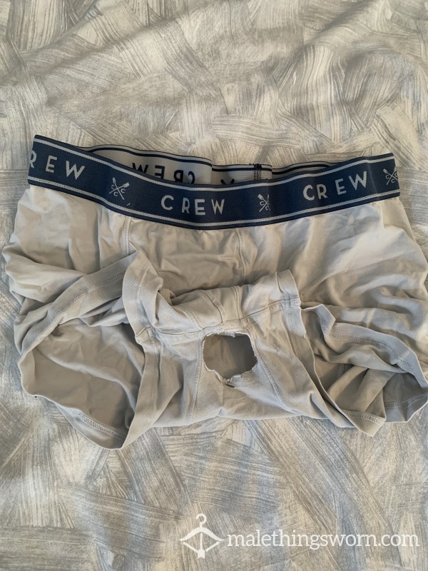 Worn To Death Crew Boxers - With Hole For Balls