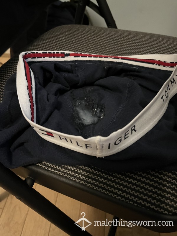 Worn Tommy Hilfiger Underwear With Cum Navy