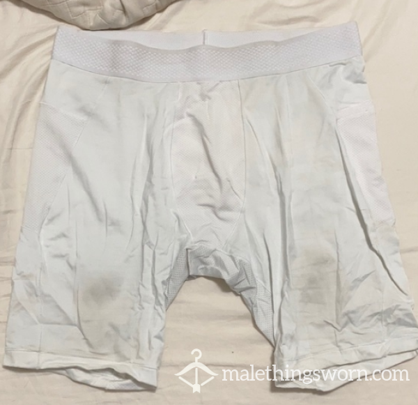 Worn Unwashed Compression Workout Shorts