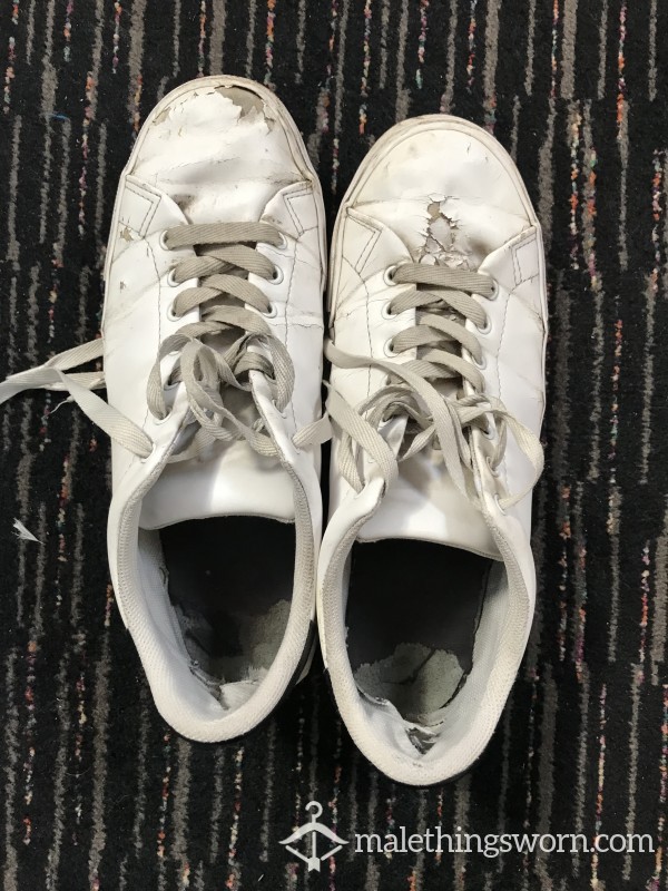 Worn Used Gym Shoes photo