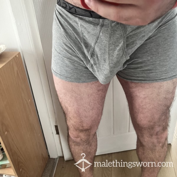 XXL Mens Next Boxers- Worn For 4 Wanks, 4 Gym Session’s And A MFF Three Way