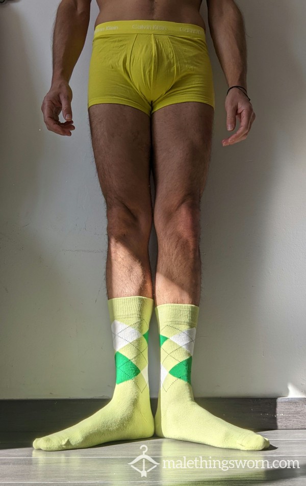 Yogi's Light Green Socks And Yellow Boxer Briefs