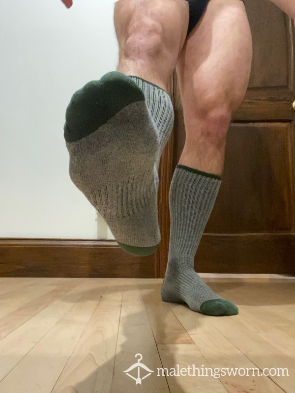 Younger Jock Daddy’s Sweaty Socks. Grey. Polo