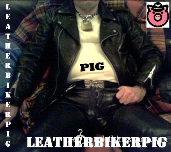 Leatherbikerpig